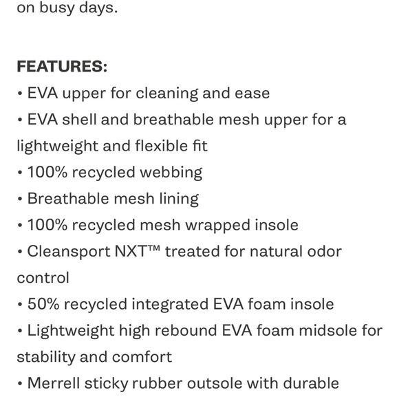 SALE! BUY or BUNDLE! NWOT Merrell Womens Hydro Runner size 8.5 Blk/Wht sock shoe - Picture 12 of 15